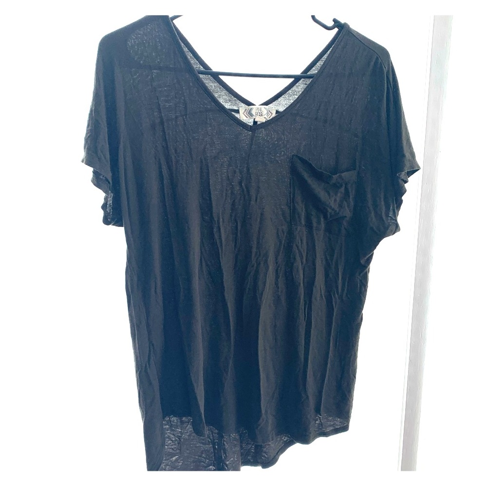We the free slouchy tunic sweater